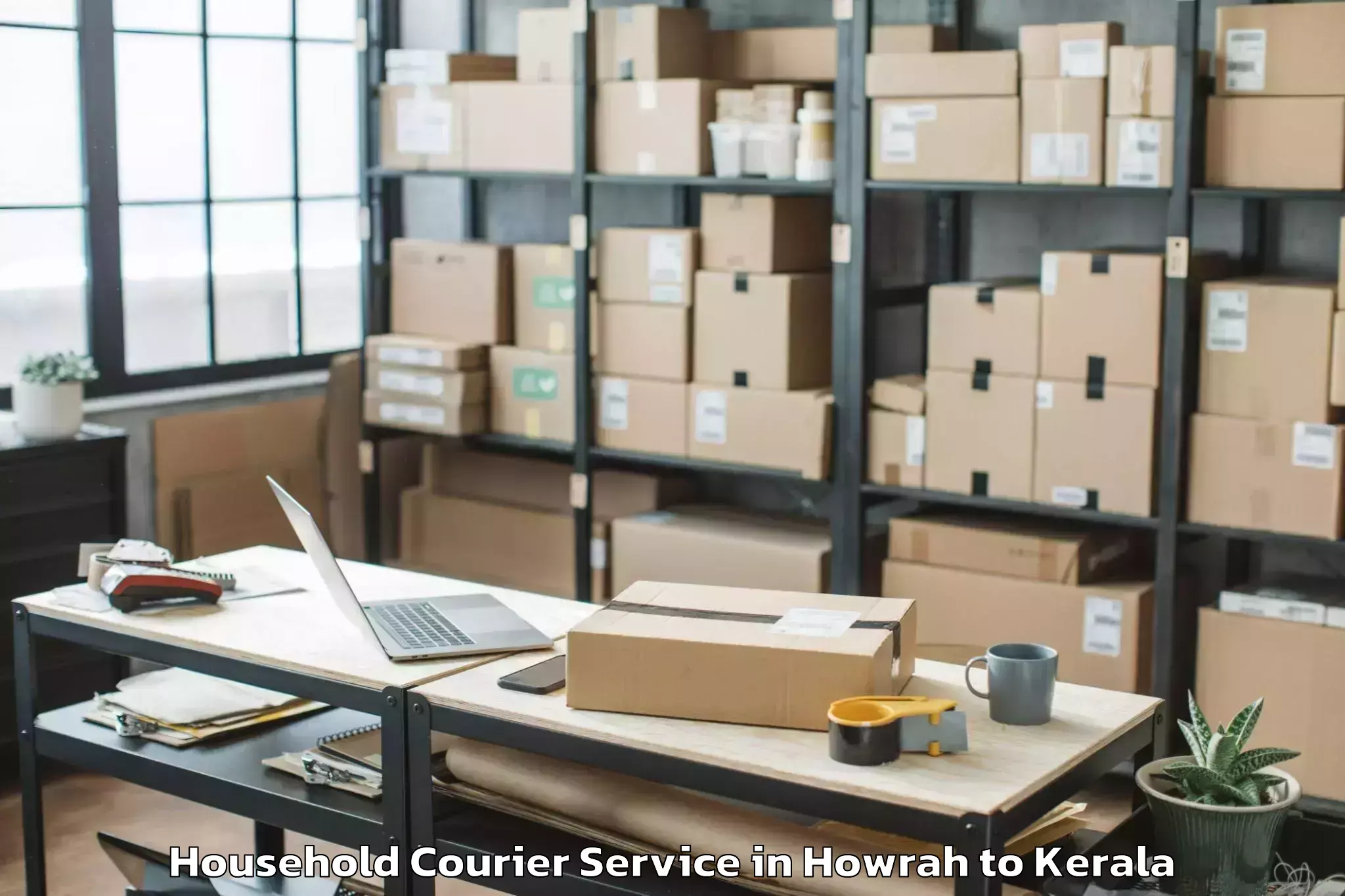 Book Howrah to Perintalmanna Household Courier Online